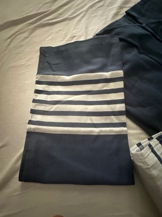 Completo Lenzuola Singolo Blu e Bianco