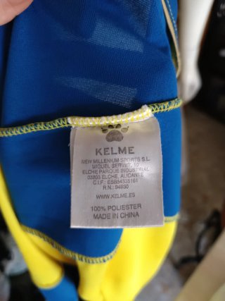 Camiseta Kelme Cádiz CF 1910-2010 Amarilla