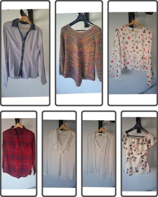 Lote ropa, diferentes marcas, talla 38,40, M,L