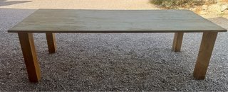 Mesa de teca 260x100x75 cm