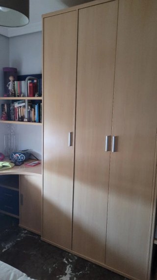 Dormitorio juvenil con cajones