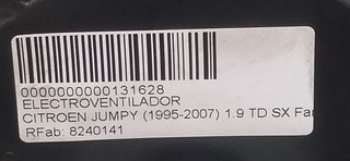 ELECTROVENTILADOR CITROEN JUMPY 1.9 TD SX Familiar (5/6 asientos)
