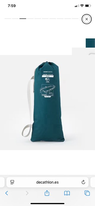 Cama Plegable Camping Quechua Desmontable