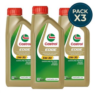 3x Castrol Edge 5W30 M 1L