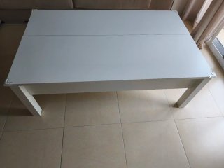 Mesa centro elevable blanca Ikea