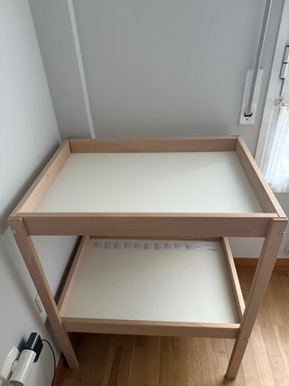 Cambiador Ikea Madera Blanca