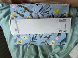 2 Patas ENHET IKEA Blancas 23,5 cm