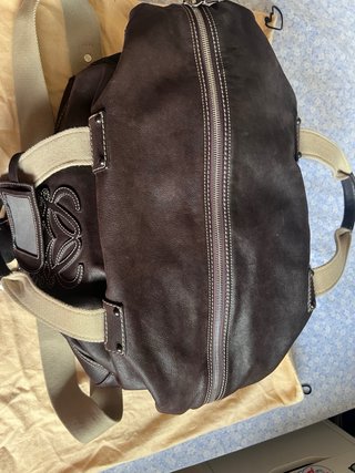 Bolsa de viaje Loewe piel marrón