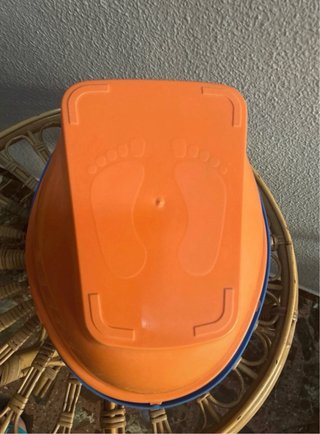 Orinal infantil azul y verde