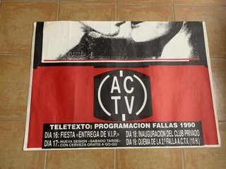 Carteles posters discoteca  ACTV