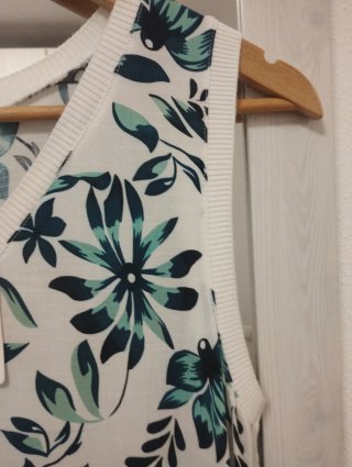 Vestido largo estampado floral verano