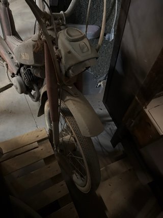 Mobilete 1976 Moped Roja y Gris