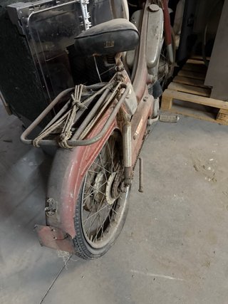 Mobilete 1976 Moped Roja y Gris