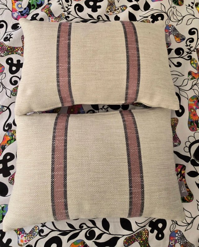 KA International Cojines Decorativos Beige/Rosa