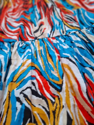 Vestido Benetton estampado