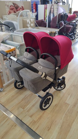 Carro Gemelar Bugaboo Donkey + Expansión y accs