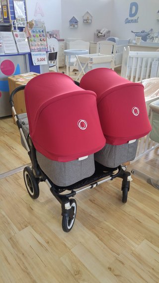 Carro Gemelar Bugaboo Donkey + Expansión y accs