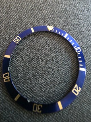 Inserto Bisel Aluminio Azul Rolex