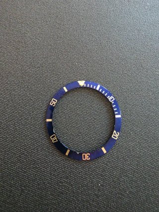 Inserto Bisel Aluminio Azul Rolex