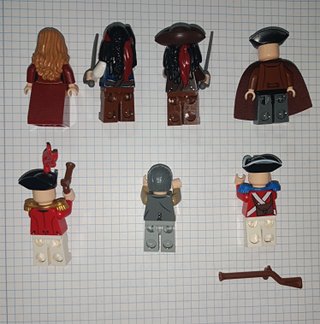 Gran Lote Minifiguras LEGO Piratas del Caribe