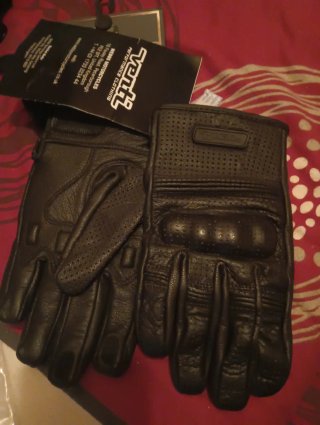 Guantes de cuero Venti T.M.
