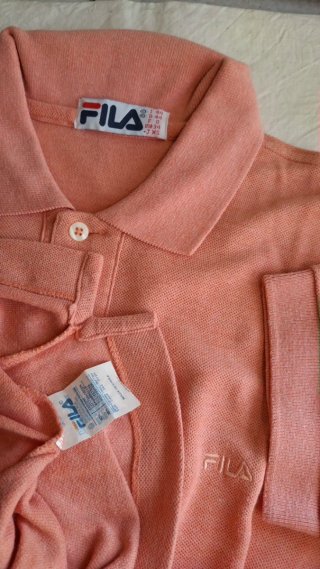 Polo Fila salmone taglia M