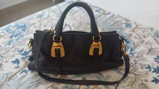 Bolso Prada Piel Negro Mujer