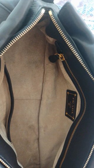 Bolso Prada Piel Negro Mujer