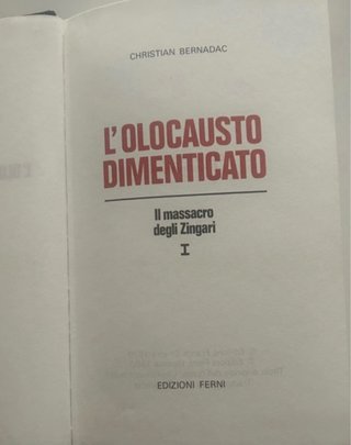 2 libri della collezione l’Olocausto dimenticato ,