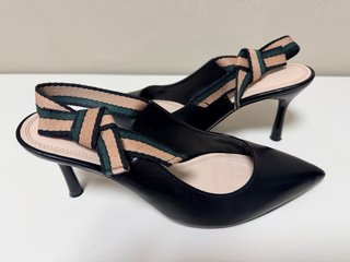 Zapatos Zara Tacón Negro Talla 39