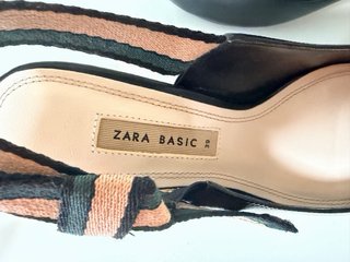 Zapatos Zara Tacón Negro Talla 39