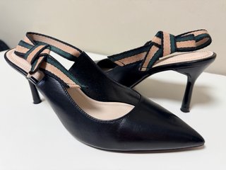 Zapatos Zara Tacón Negro Talla 39