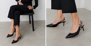 Zapatos Zara Tacón Negro Talla 39