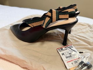 Zapatos Zara Tacón Negro Talla 39
