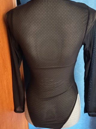 Body negro encaje