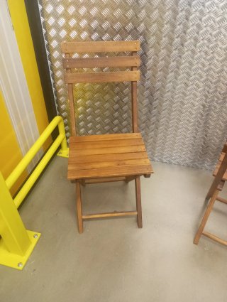 Sillas de terraza de madera