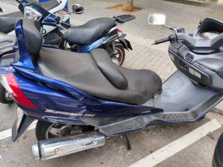 Suzuki Burgman 250 Maxi Scooter Azul