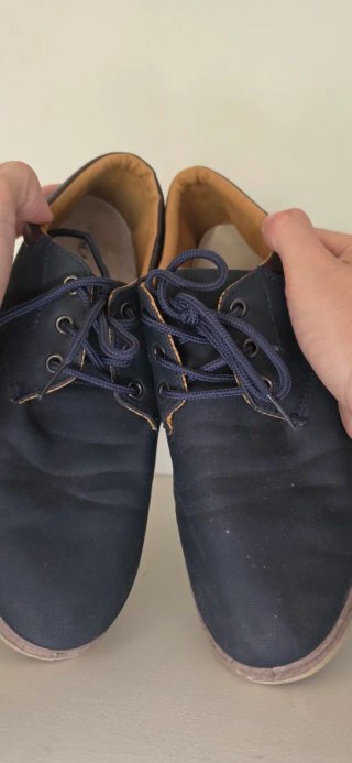 Zapatos Scalpers Azul y Blanco
