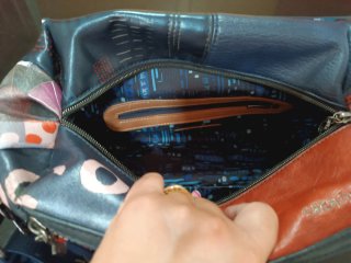 Bolso Anekke Multicolor y cartera a juego