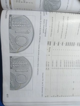 Moneta 10 Lire Repubblica Italiana 2000
