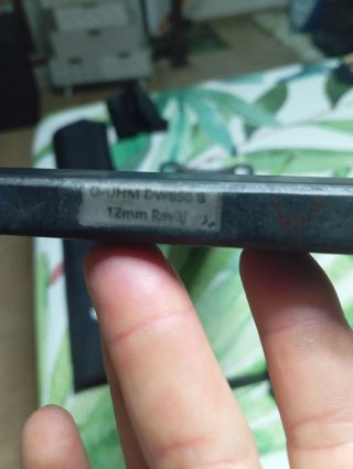 Mástil F-one UHM Carbon 85cm titán 2 12 mm