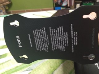Mástil F-one UHM Carbon 85cm titán 2 12 mm