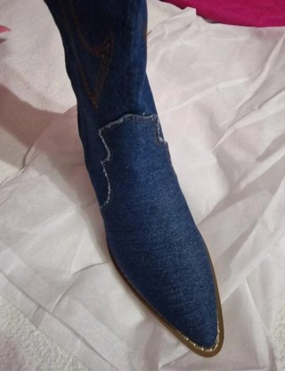 Botas cowboy vaqueras denim