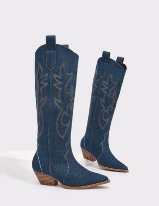 Botas cowboy vaqueras denim