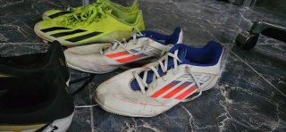 3 Pares Adidas Zapatillas Fútbol Talla 44