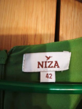 Vestido Niza Talla 42 Verde