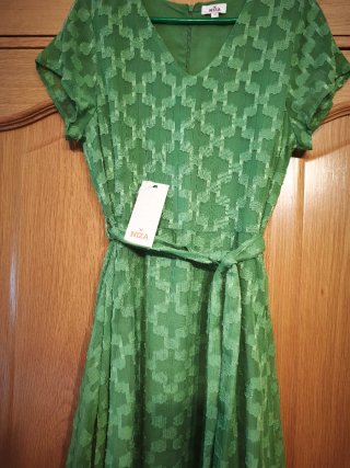 Vestido Niza Talla 42 Verde