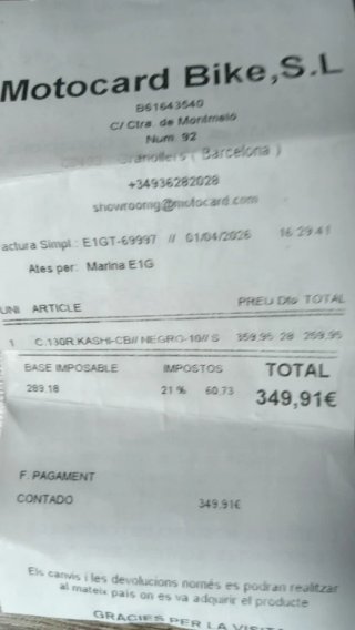 Casco Integral Negro 130R