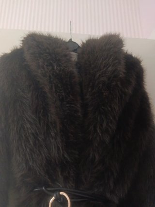 Abrigo piel Zara Talla M