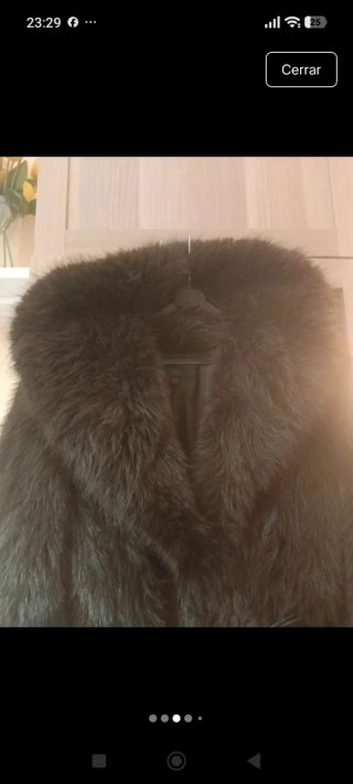 Abrigo piel Zara Talla M